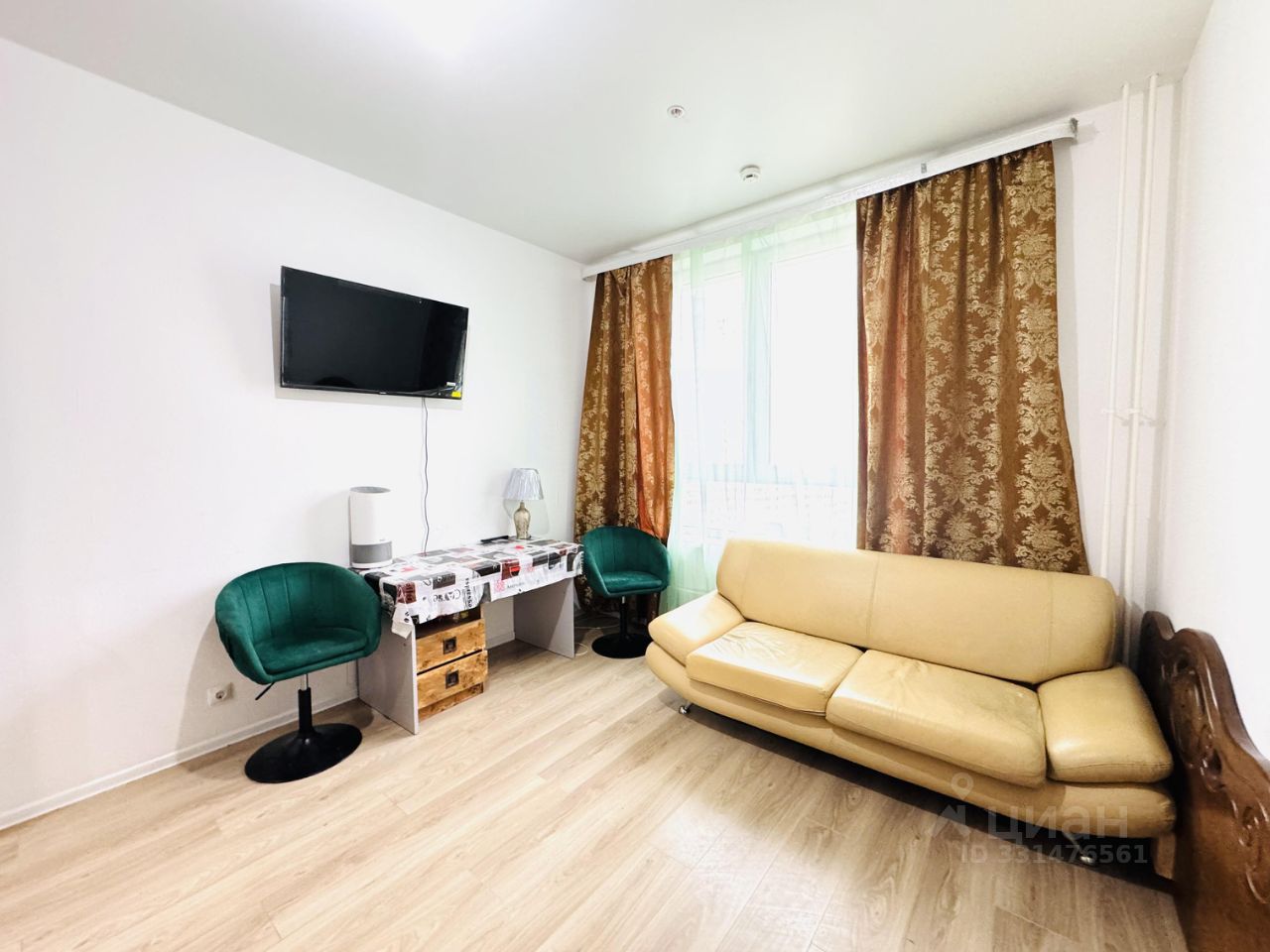 Квартира-студия, 25 м² — фото 1