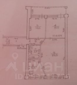 3-комн.кв., 72 м², этаж 5