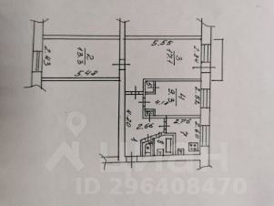 3-комн.кв., 56 м², этаж 3