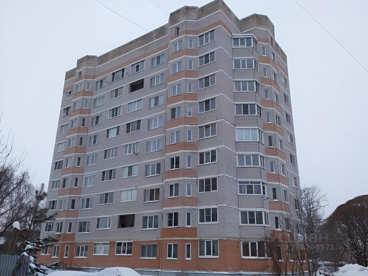 Продаю трехкомнатную квартиру 82,5м² ул. Ловенецкого, 6Б, Вологда,  Вологодская область - база ЦИАН, объявление 288268571