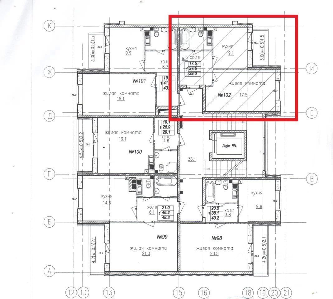 Продажа однокомнатной квартиры 36м² Социалистическая ул., 114, Всеволожск,  Ленинградская область, Всеволожский район - база ЦИАН, объявление 302233291