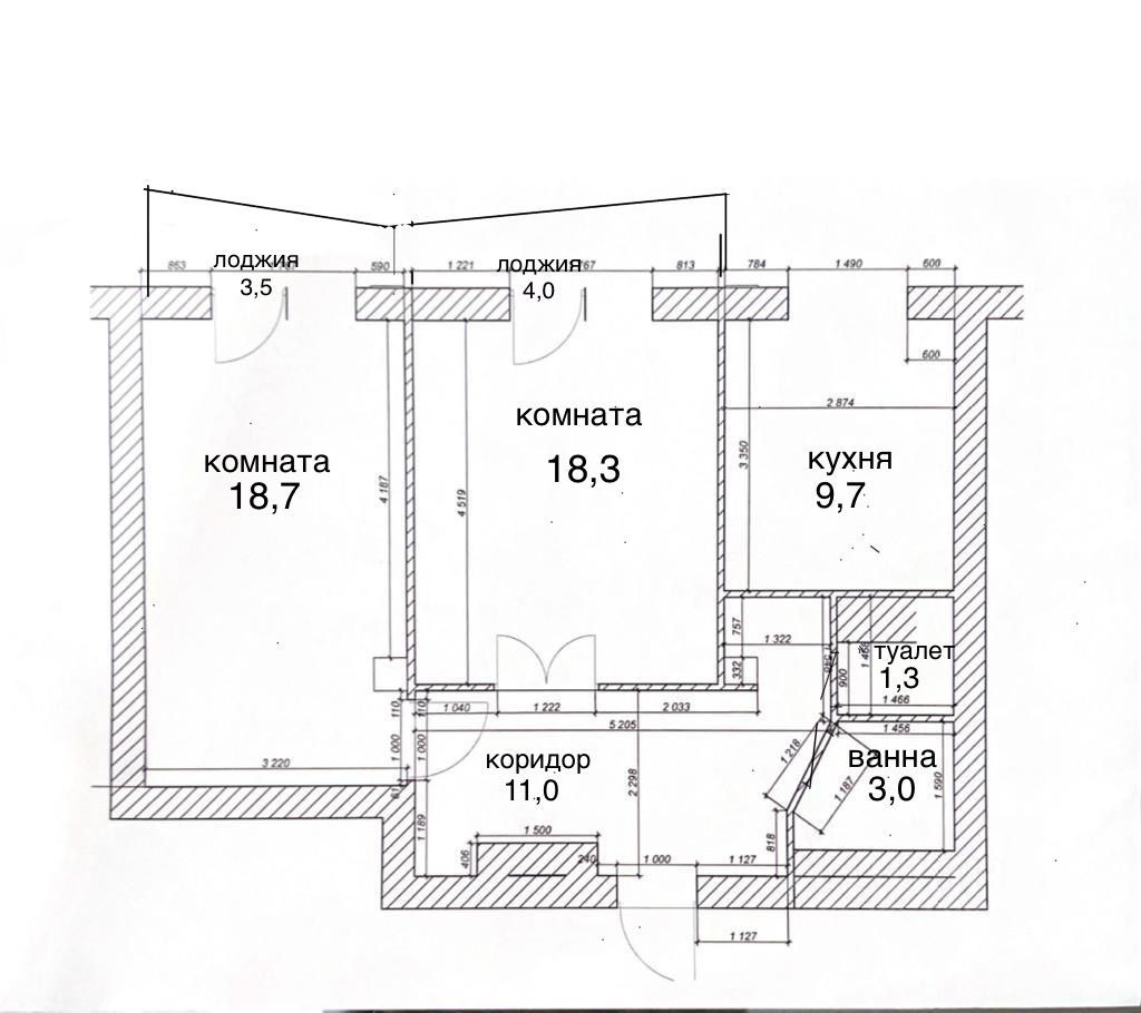 Продается2-комн.квартира,62м²