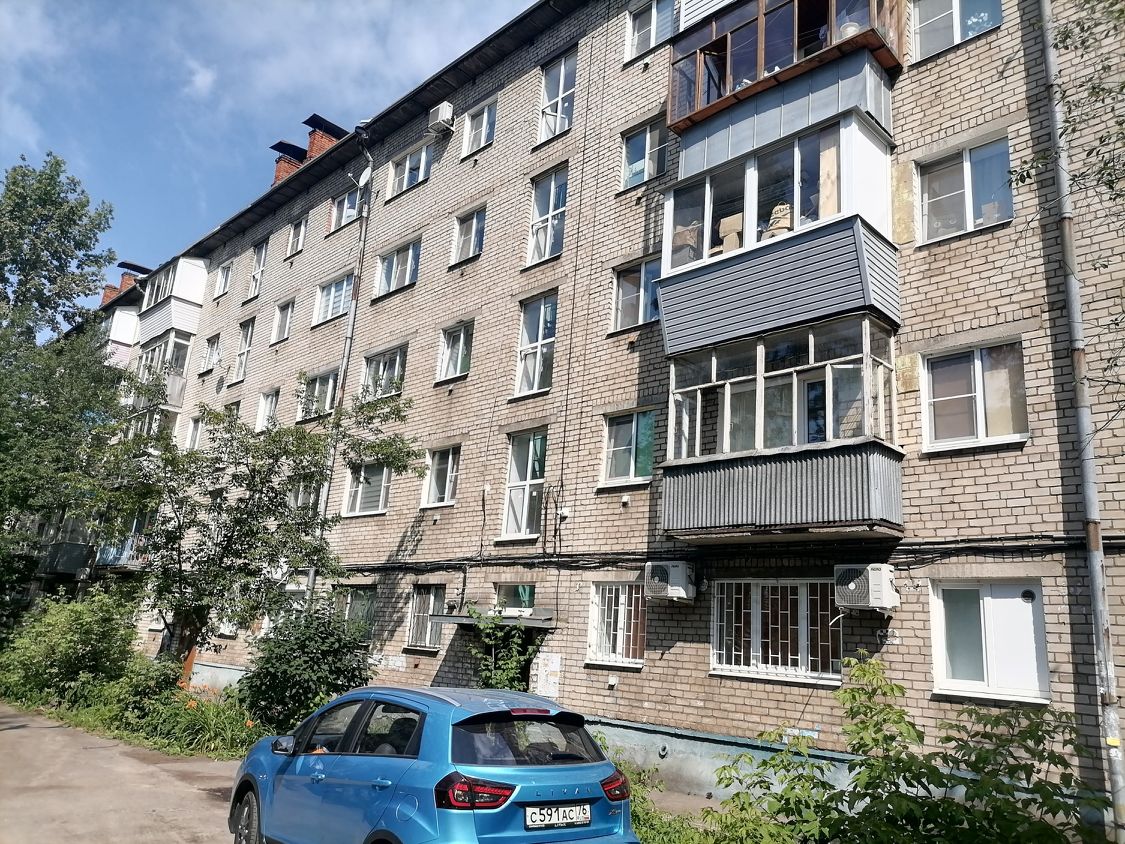 Продаю однокомнатную квартиру 31,8м² ул. Чкалова, 19, Ярославль,  Ярославская область - база ЦИАН, объявление 304059647