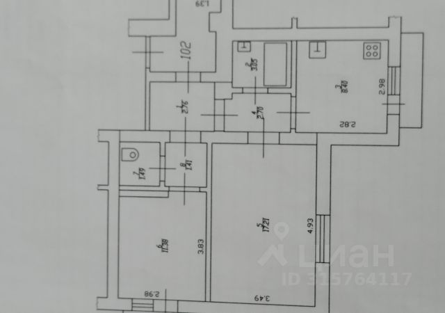 2-комн., 50 м², 11/12 этаж