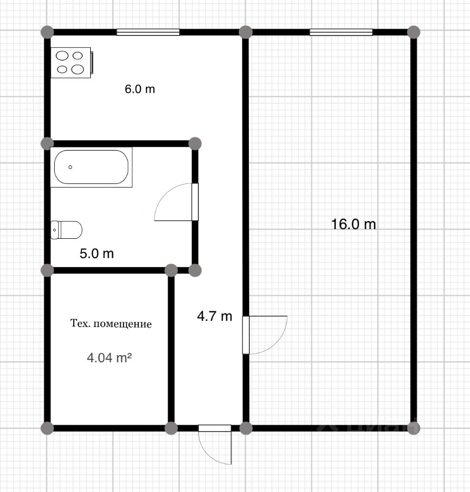 Купить однокомнатную квартиру 31,7м² ул. К.Д. Трофимова, 10, Королев,  Московская область, Королев городской округ, Юбилейный микрорайон, м.  Медведково - база ЦИАН, объявление 295015224