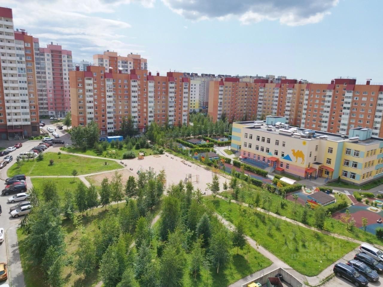 Продажа однокомнатной квартиры 42м² ул. Невская, 1/2, Всеволожск,  Ленинградская область, Всеволожский район, Южный микрорайон, м. Улица  Дыбенко - база ЦИАН, объявление 304228852