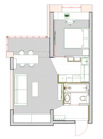 2-комн.кв., 42 м², этаж 6