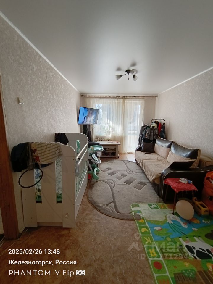 2-к кв. Курская область, Железногорск ул. Гагарина, 39 (45.0 м²)
