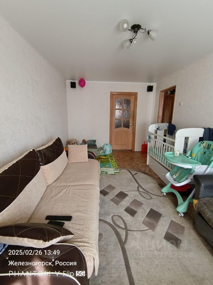 2-к кв. Курская область, Железногорск ул. Гагарина, 39 (45.0 м²)