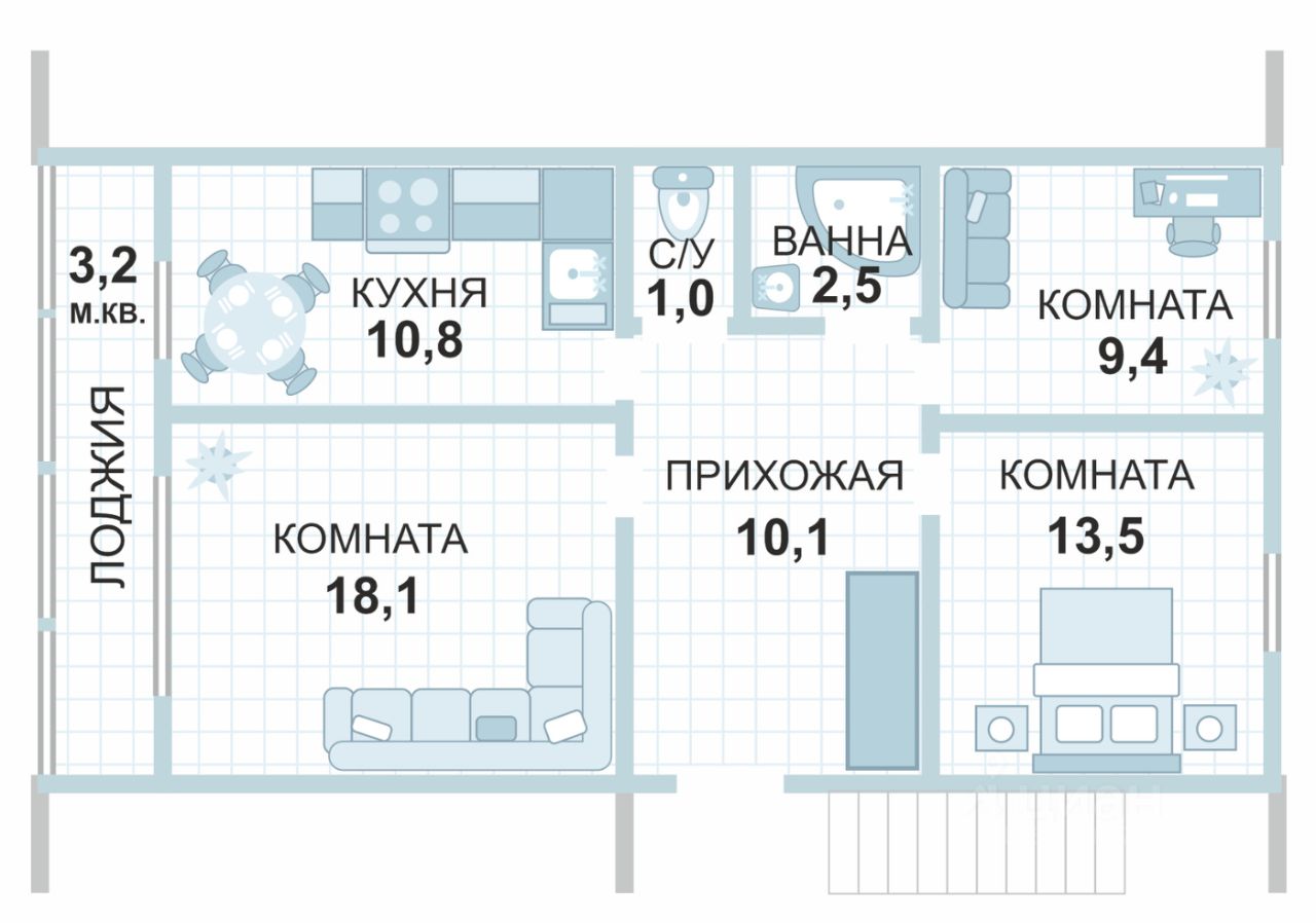 Купить 3-комнатную квартиру без посредников в поселке Зверосовхоза  Московской области от хозяина, продажа трехкомнатных квартир (вторичка) от  собственника в поселке Зверосовхоза Московской области. Найдено 2  объявления.