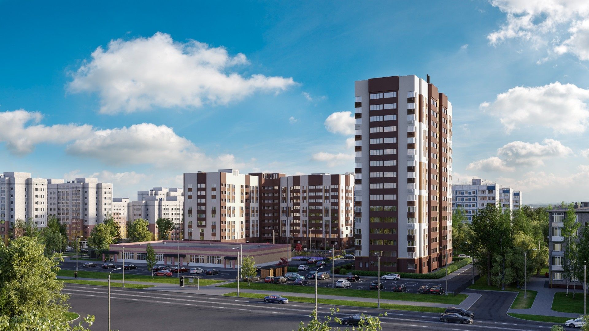 новостройки