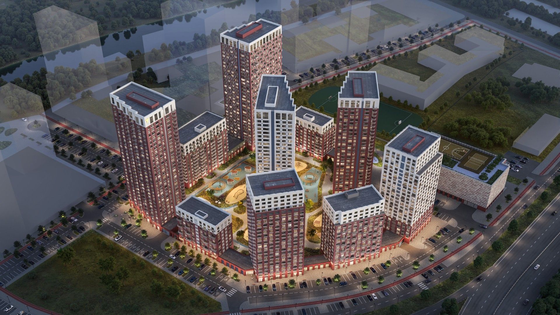 новостройки