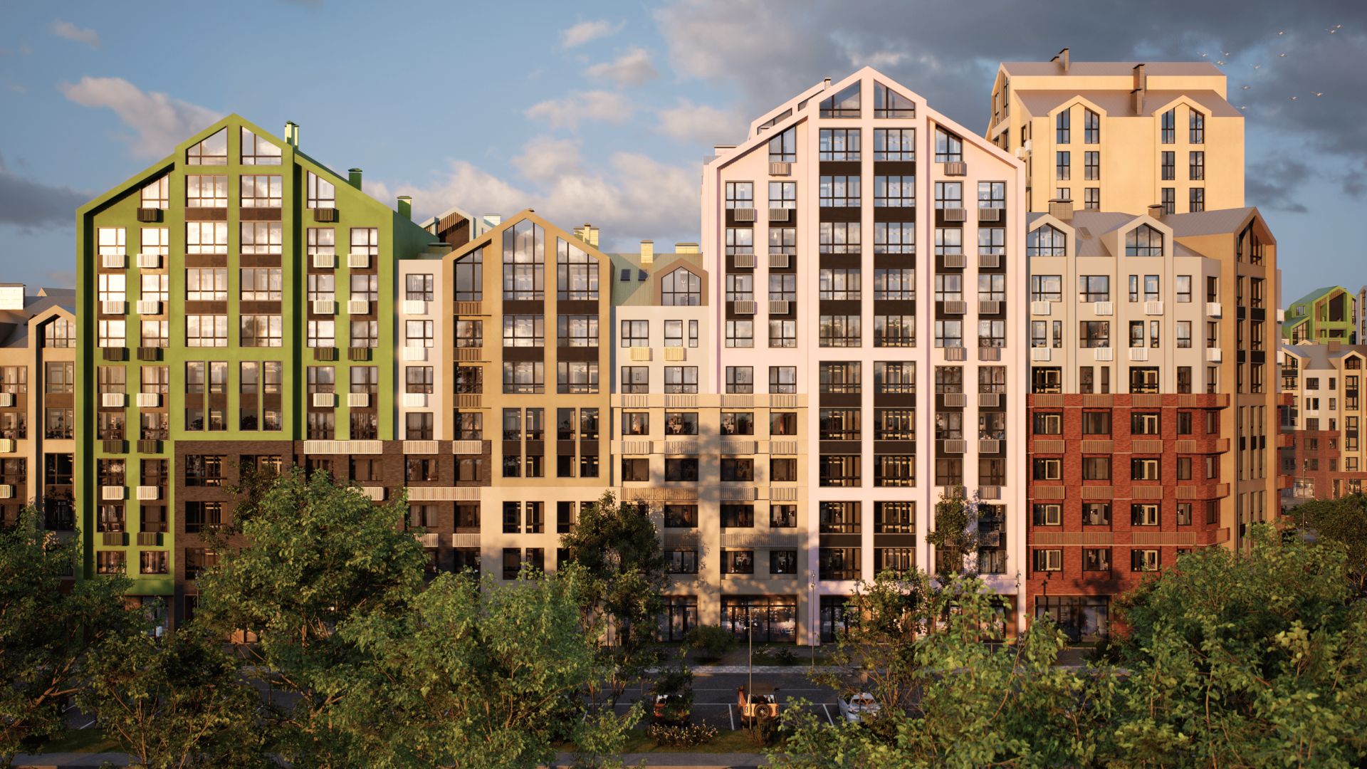 новостройки