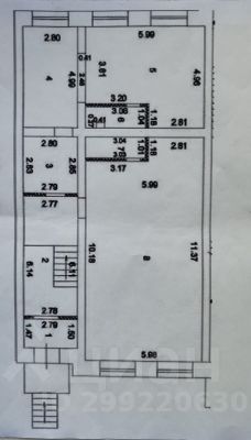 своб. назнач. 64 м², этаж 1