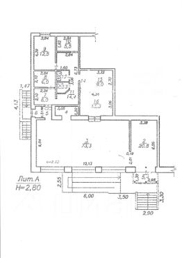 своб. назнач. 180 м², этаж 1