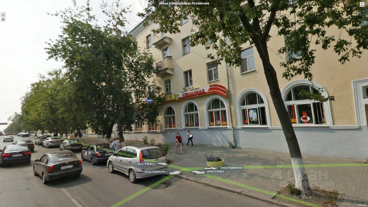 Помещение свободного назначения, 219.4 кв.м, Екатеринбург. Удобное расположение, рядом с улицами 8 Марта и Фурманова. Без отделки.