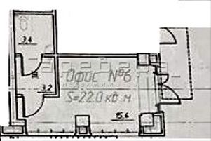 своб. назнач. 20 м², этаж 1