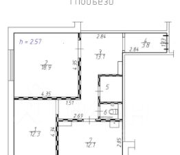 своб. назнач. 64 м², этаж 1