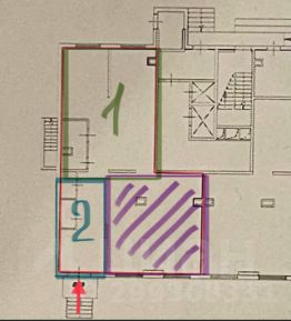 своб. назнач. 65 м², этаж 1