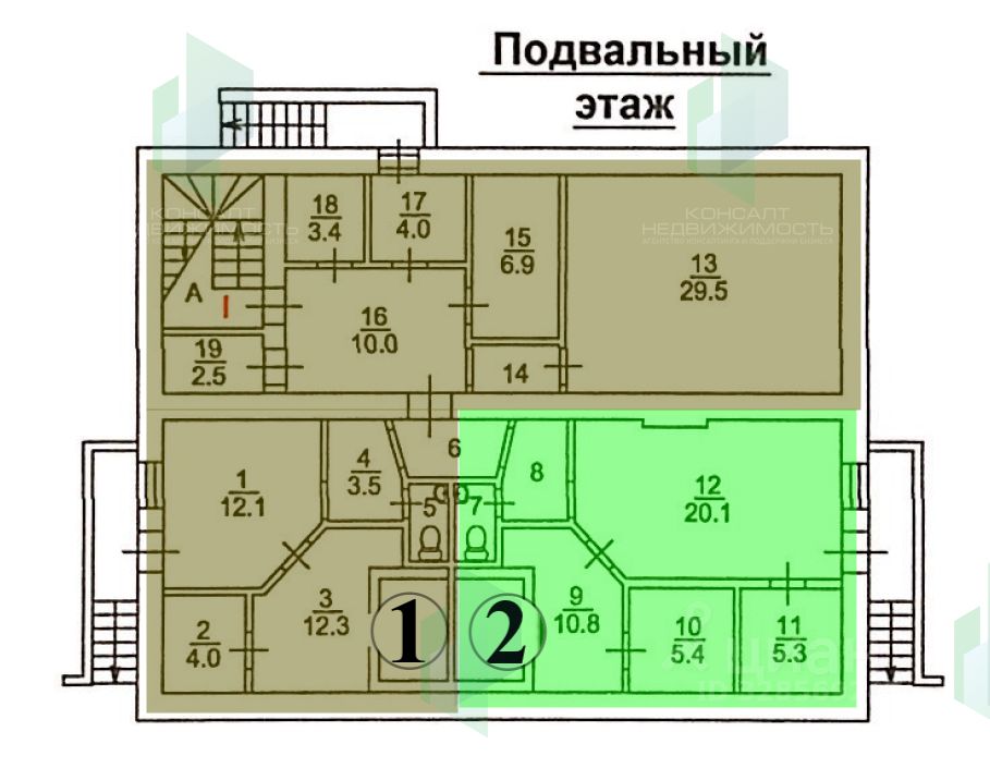Помещение на 1-м этаже, 493 м², р-н Даниловский