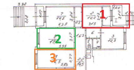 своб. назнач. 52 м², этаж 1