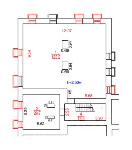 своб. назнач. 167 м², этаж -1