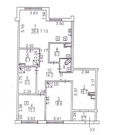 своб. назнач. 118 м², этаж 1