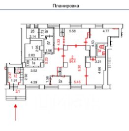 своб. назнач. 121 м², этаж 1