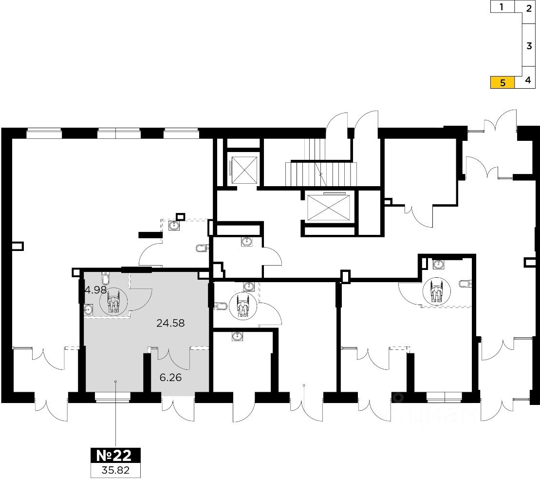 Продаю помещение свободного назначения 35.82м² Московская область ...