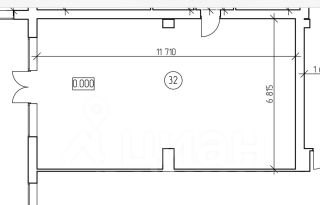 своб. назнач. 45 м², этаж 1