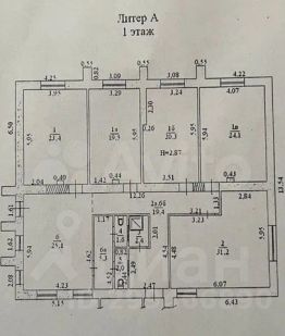 своб. назнач. 175 м², этаж 1