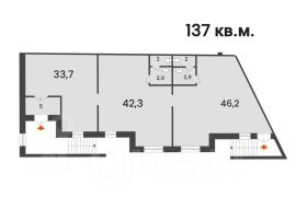 своб. назнач. 137 м², этаж -1