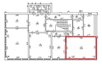 своб. назнач. 47 м², этаж 2