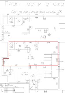 своб. назнач. 81 м², этаж 1