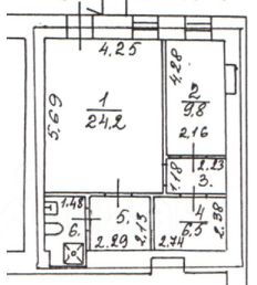 своб. назнач. 53 м², этаж 1