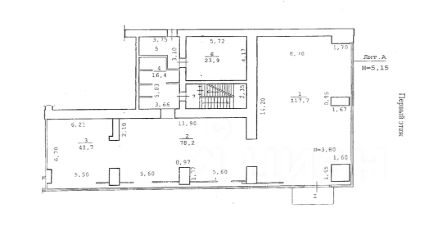 своб. назнач. 507 м², этаж 1