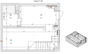 своб. назнач. 47 м², этаж 1