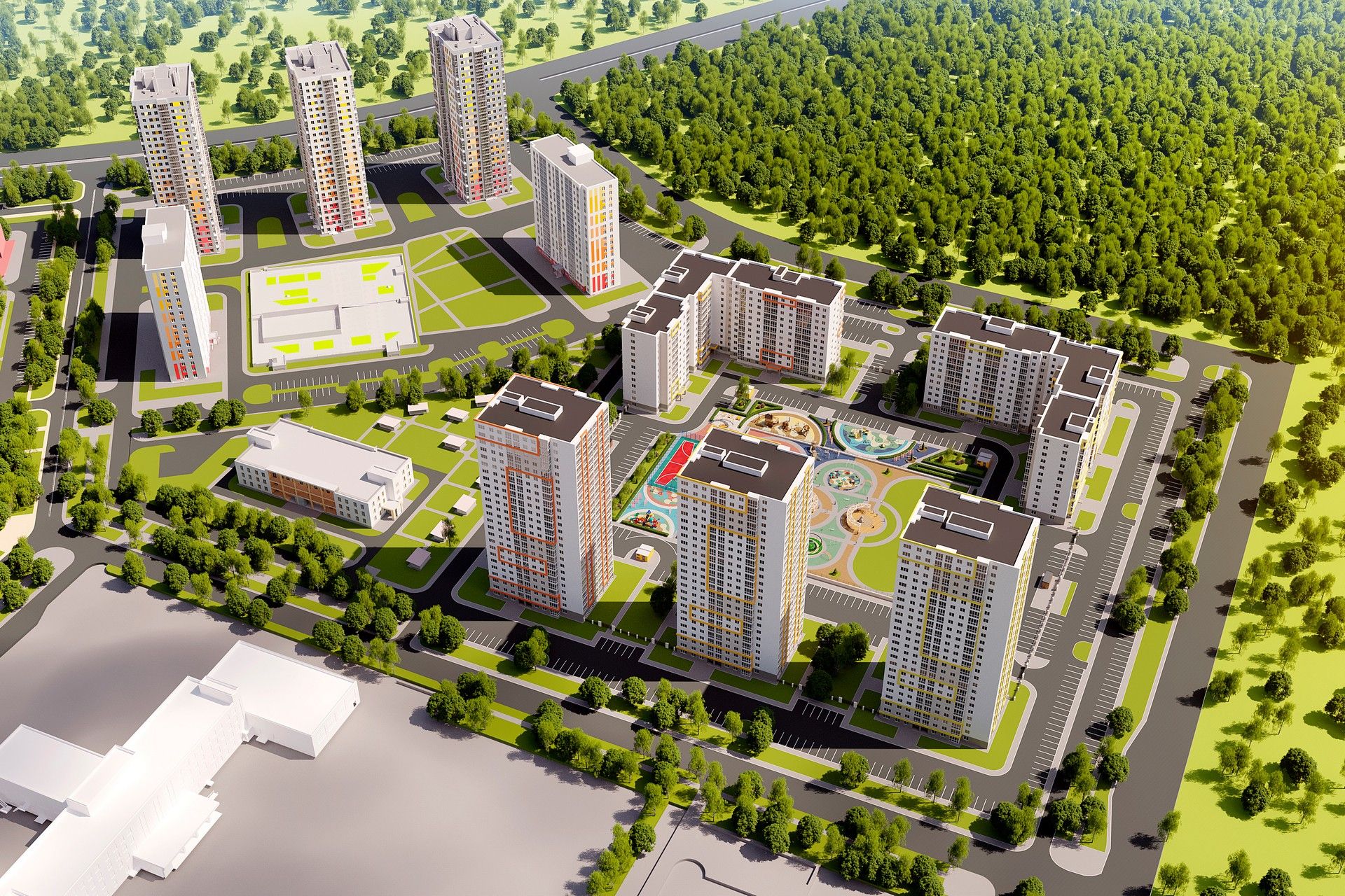 новостройки