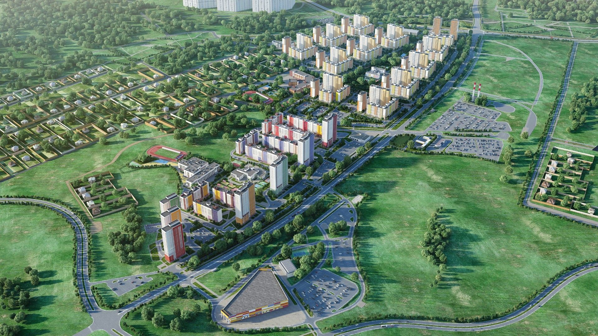 новостройки