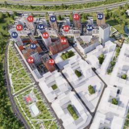 2-комн.кв., 53 м², этаж 8