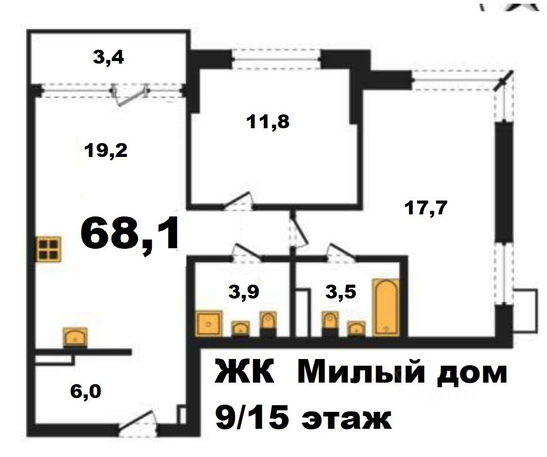 Новостройка, р-н Ленинский, Екатеринбург