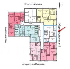 2-комн.кв., 59 м², этаж 16