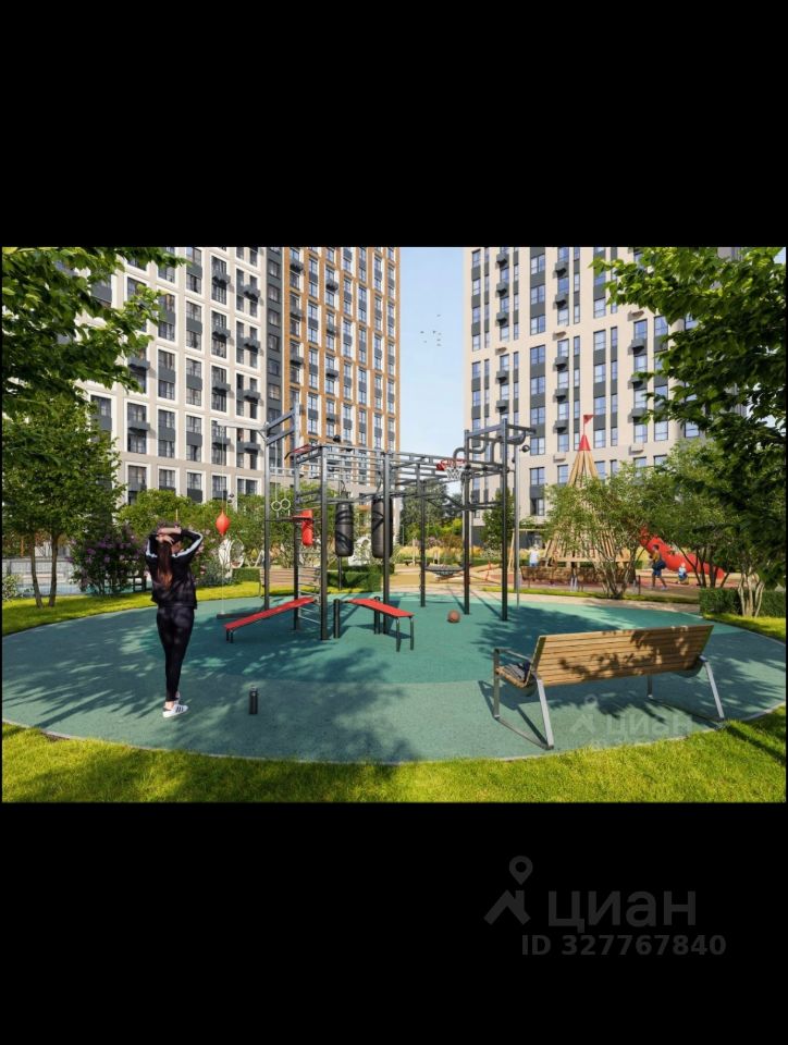 2-к кв. Нижегородская область, Нижний Новгород Глоракс Левобережный жилой комплекс (62.83 м²)