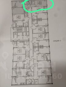 2-комн.кв., 74 м², этаж 11
