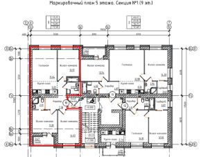 3-комн.кв., 76 м², этаж 5