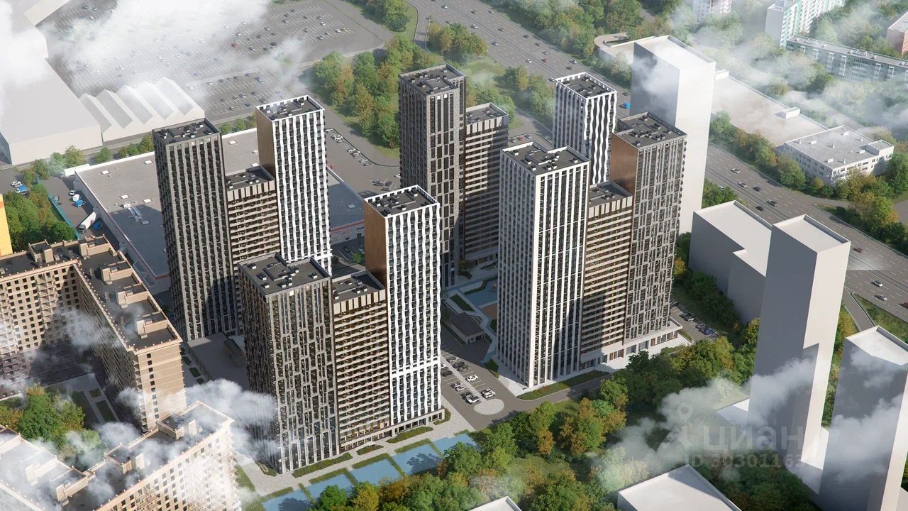 Купить двухкомнатную квартиру 60,7м² Новорязанское ш., Котельники,  Московская область, Люберецкий район, Котельники городской округ, м.  Котельники - база ЦИАН, объявление 303011634