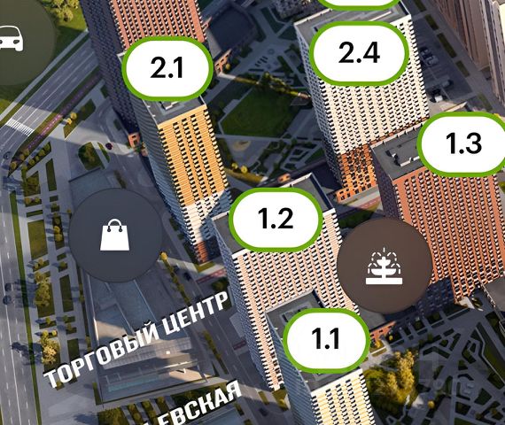 Студия, 22,2 м², 4/33 этаж