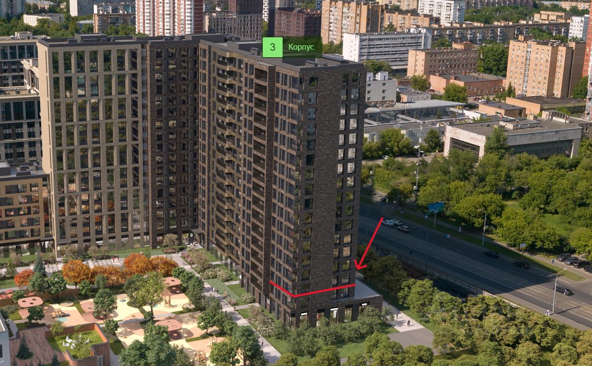 Продажа трехкомнатной квартиры 95,8м² ул. 1-я Бухвостова, Москва, м.  Преображенская площадь - база ЦИАН, объявление 304189666