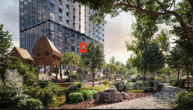 студия, 26 м², этаж 4