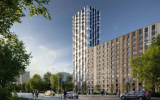 2-комн.кв., 54 м², этаж 22